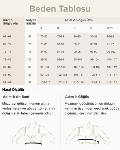 Ekstra Destekli Straplez Sütyen
